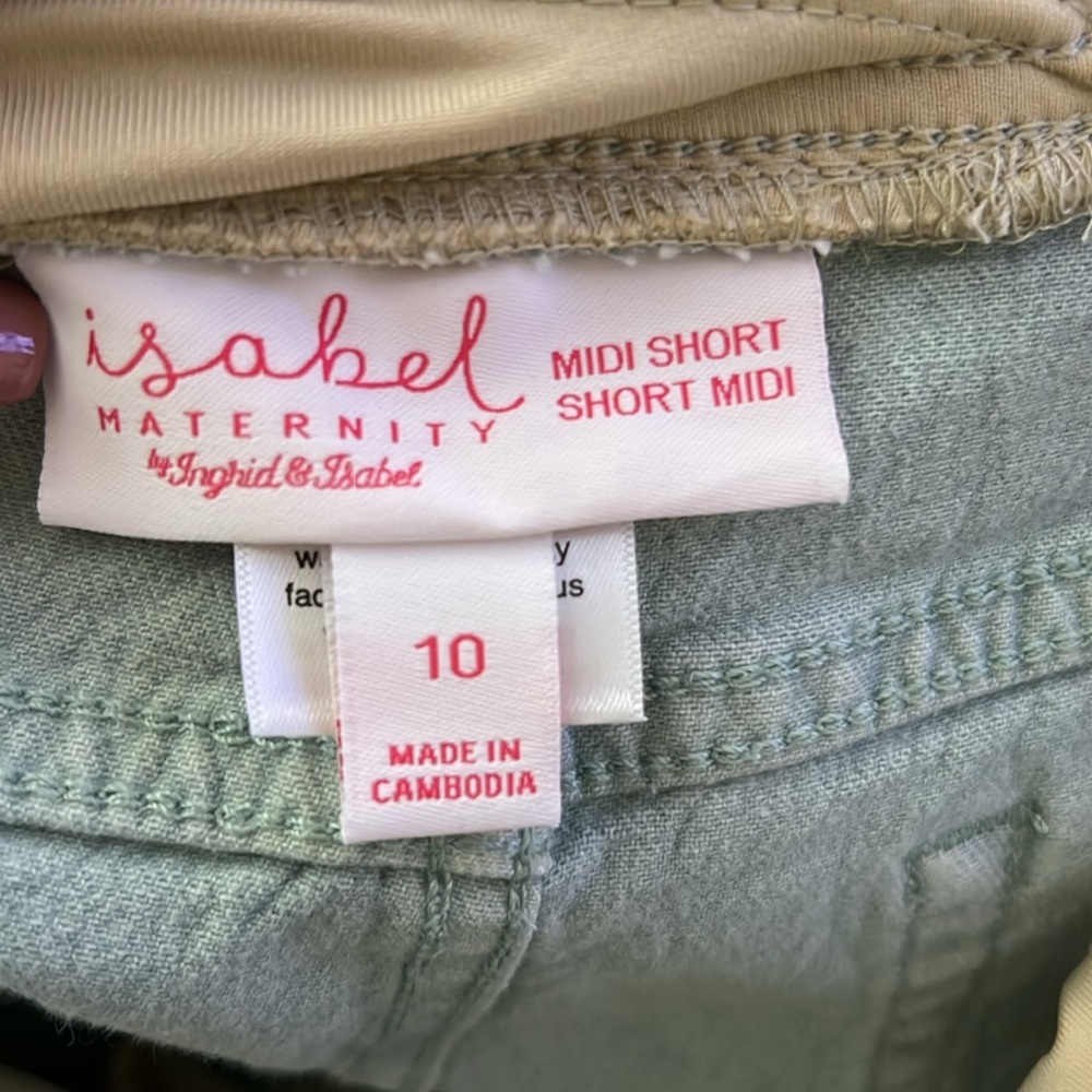 NWT isabel maternity midi short size: 10 NWT - image 4